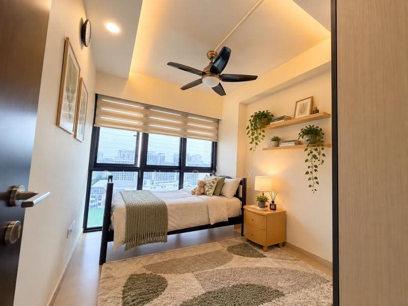 Riverparc Residence, 90 Punggol Drive, Hougang / Punggol / Sengkang, 3 Bedrooms, 1,076 sqft, Condominium For Sale, by Clinton Yew, 500275652 - Bedroom 3 - AI staging only - PropertyGuru.com.sg