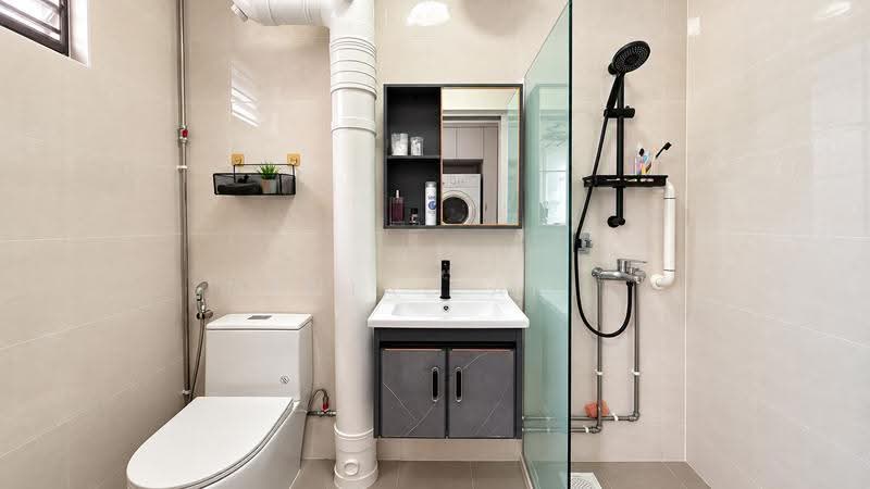 871 Tampines Street 84, 871 Tampines Street 84, Pasir Ris / Tampines, 3 Bedrooms, 1,119 sqft, HDB Flat For Sale, by Danial Arif, 500275686 - Common Bathroom - PropertyGuru.com.sg