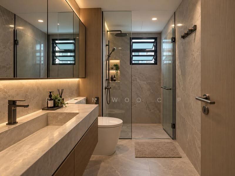 *SUPER CHEAP* | 4 BED + UTILITY | TAMPINES | RENOVATED, Pasir Ris / Tampines, 4 Bedrooms, 1,270 sqft, Condominium For Sale, by Roman Woo C P, 500275711 - Bathroom - PropertyGuru.com.sg