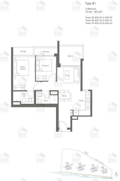 Principal Garden, 93 Prince Charles Crescent, Alexandra / Commonwealth, 2 Bedrooms, 807 sqft, Condominium For Sale, by Gary Chia, 500275721 - PropertyGuru.com.sg