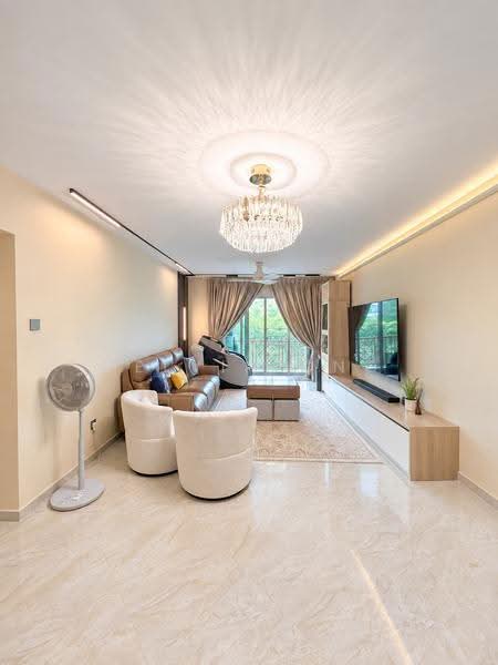 Melville Park, 16 Simei Street 1, Pasir Ris / Tampines, 3 Bedrooms, 1,345 sqft, Condominium For Sale, by Delvin Ong, 500275723 - Living Room - PropertyGuru.com.sg