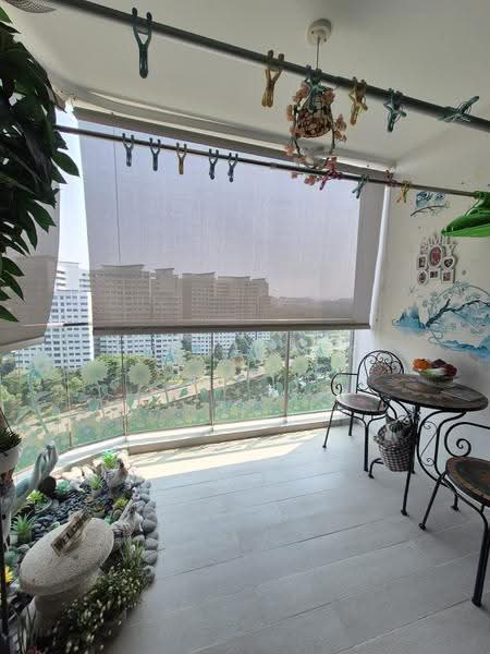 Riversound Residence, 7 Sengkang East Avenue, Hougang / Punggol / Sengkang, 2 Bedrooms, 753 sqft, Condominium For Rent, by Frederick Foo, 500275741 - Balcony - PropertyGuru.com.sg