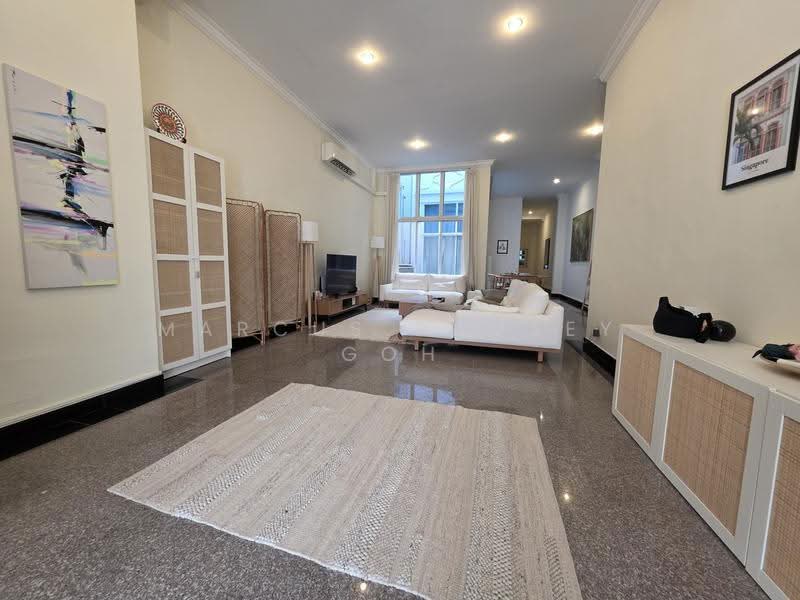 Conservation Landed, Spottiswoode road, Chinatown / Tanjong Pagar, 9 Bedrooms, 5,197 sqft, Corner Terrace For Sale, by Marcus Ramsey Goh, 500275771 - Living Room - PropertyGuru.com.sg