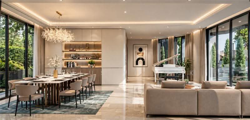 FINEST KHEAM HOCK ROAD | BRAND NEW FREEHOLD DETACHED, Kheam Hock Road, Newton / Novena, 5 Bedrooms, 9,526 sqft, Detached House For Sale, by Julius WL Fock, 500275791 - Dining Room - PropertyGuru.com.sg