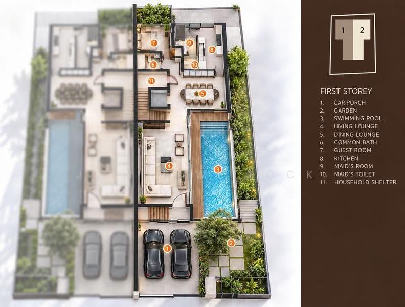 FINEST BRAND NEW SEMI DETACHED ROBIN CLOSE, Robin close, Tanglin / Holland / Bukit Timah, 5 Bedrooms, 5,977 sqft, Semi-Detached House For Sale, by Julius WL Fock, 500275819 - PropertyGuru.com.sg