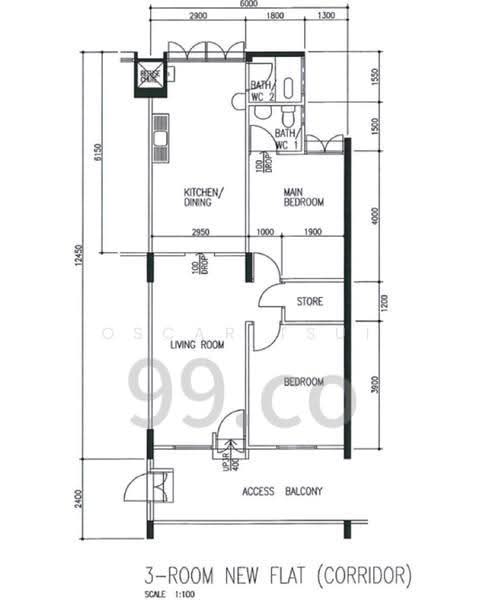 367 Bukit Batok Street 31, 367 367, Dairy Farm / Bukit Panjang / Choa Chu Kang, 2 Bedrooms, 732 sqft, HDB Flat For Sale, by Oscar Tsui, 500275860 - PropertyGuru.com.sg