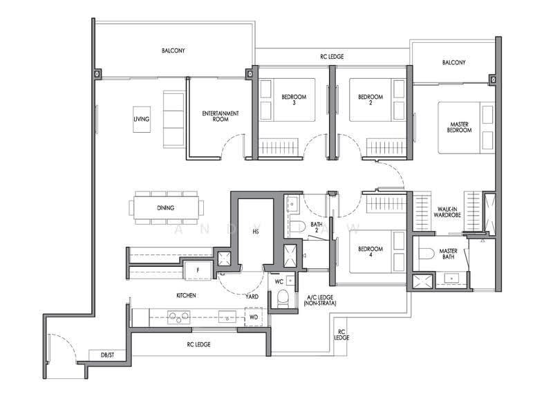 Lucerne Grand, Lakeside Drive, Boon Lay / Jurong / Tuas, 5 Bedrooms, 1,345 sqft, Condominium For Sale, by Andy Law, 500275882 - PropertyGuru.com.sg