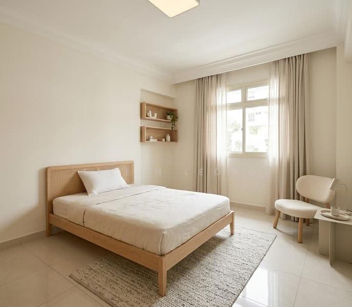 301B Anchorvale Drive, 301B Anchorvale Drive, Hougang / Punggol / Sengkang, 3 Bedrooms, 1,184 sqft, HDB Flat For Sale, by Eileen Leong, 500275904 - Bedroom (AI - Design Perspective) - PropertyGuru.com.sg