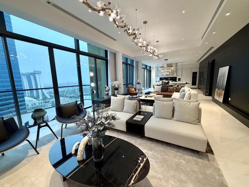 Marina One Residences, 21 Marina Way, Boat Quay / Raffles Place / Marina, 5 Bedrooms, 7,459 sqft, Condominium For Sale, by Gina Tng, 500275974 - Living Room - PropertyGuru.com.sg
