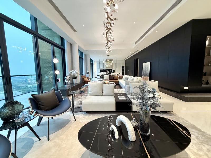 Marina One Residences, 21 Marina Way, Boat Quay / Raffles Place / Marina, 5 Bedrooms, 7,459 sqft, Condominium For Sale, by Gina Tng, 500275974 - Living Room - PropertyGuru.com.sg