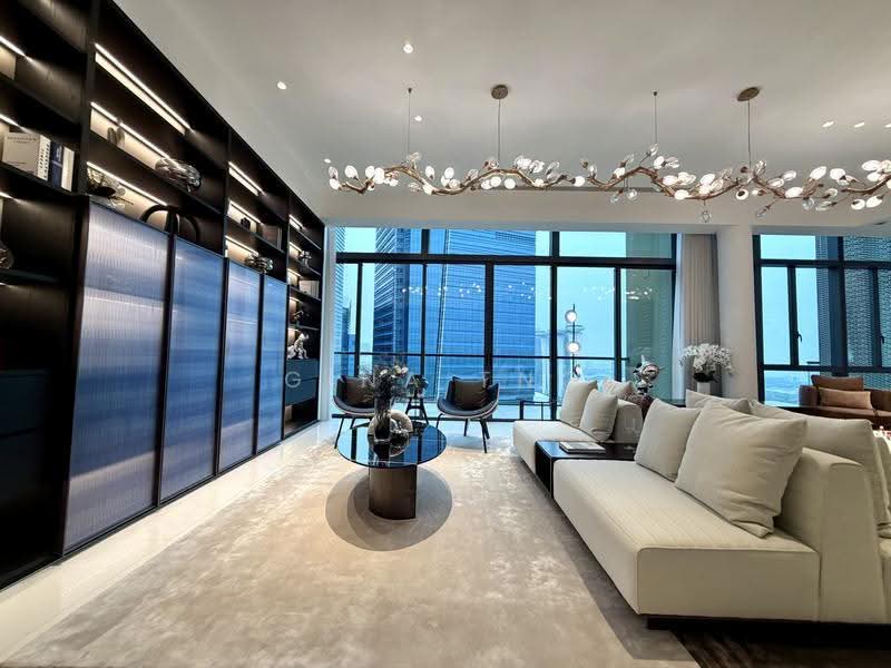 Marina One Residences, 21 Marina Way, Boat Quay / Raffles Place / Marina, 5 Bedrooms, 7,459 sqft, Condominium For Sale, by Gina Tng, 500275974 - Living Room - PropertyGuru.com.sg