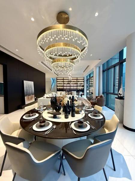 Marina One Residences, 21 Marina Way, Boat Quay / Raffles Place / Marina, 5 Bedrooms, 7,459 sqft, Condominium For Sale, by Gina Tng, 500275974 - Dining Room - PropertyGuru.com.sg