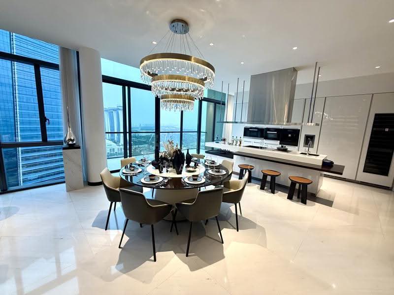 Marina One Residences, 21 Marina Way, Boat Quay / Raffles Place / Marina, 5 Bedrooms, 7,459 sqft, Condominium For Sale, by Gina Tng, 500275974 - Dining Room - PropertyGuru.com.sg