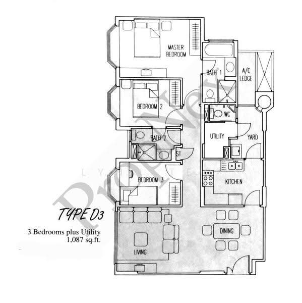 Evergreen Park, 31 Hougang Avenue 7, Hougang / Punggol / Sengkang, 3 Bedrooms, 1,087 sqft, Condominium For Sale, by Lynn Teo, 500276063 - PropertyGuru.com.sg