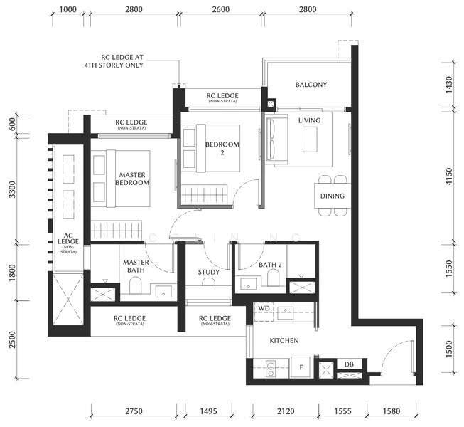 The Serra Residences, 7 Bassein Road, Newton / Novena, 2 Bedrooms, 710 sqft, Condominium For Sale, by Colin Ng, 500276067 - PropertyGuru.com.sg