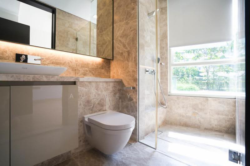 Corals at Keppel Bay, Harbourfront / Telok Blangah, 3 Bedrooms, 1,560 sqft, Condominium For Sale, by Audrey Lim, 500276128 - Junior Bedroom ensuite bathroom - PropertyGuru.com.sg