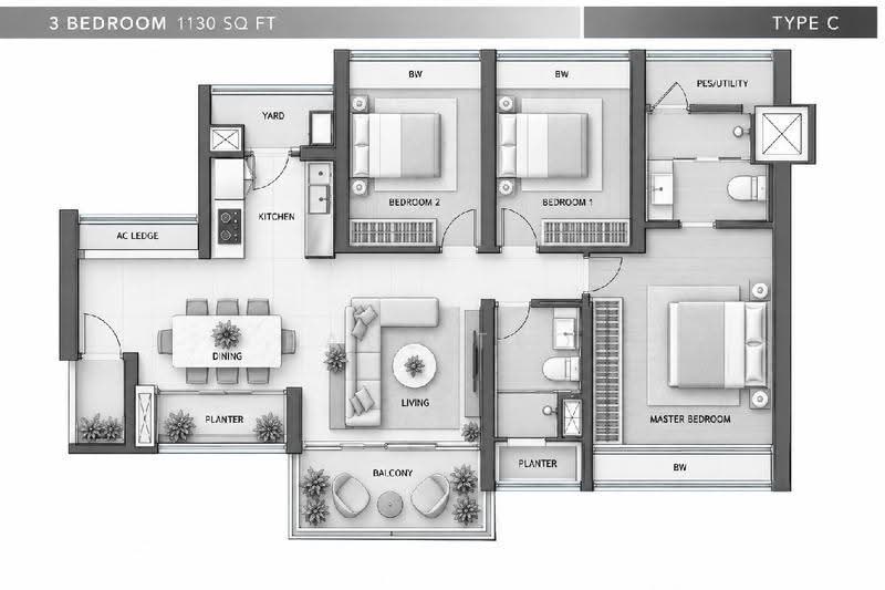 D'Castilia, 45 Joo Chiat Lane, East Coast / Marine Parade, 3 Bedrooms, 1,130 sqft, Condominium For Sale, by Paul Teo, 500276171 - PropertyGuru.com.sg
