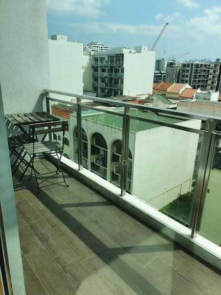 Rezi 26, 5 Lorong 26 Geylang, Eunos / Geylang / Paya Lebar, 1 Bedroom, 452 sqft, Condominium For Rent, by Lynn Goh, 500276266 - Balcony - PropertyGuru.com.sg