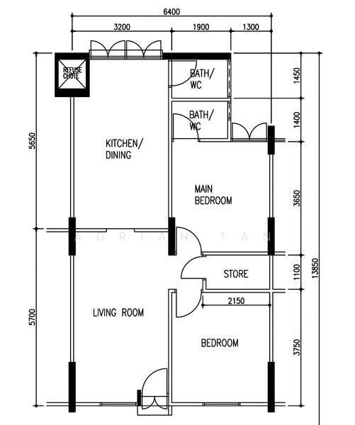 476 Ang Mo Kio Avenue 10, 476 Ang Mo Kio Avenue 10, Ang Mo Kio / Bishan / Thomson, 2 Bedrooms, 721 sqft, HDB Flat For Sale, by Adrian Tan, 500276282 - PropertyGuru.com.sg