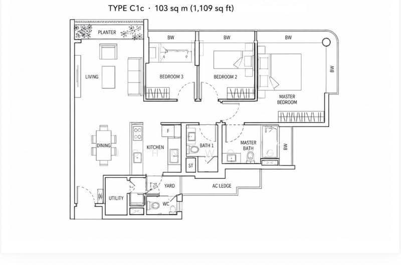NV Residences, 91 Pasir Ris Grove, Pasir Ris / Tampines, 3 Bedrooms, 1,109 sqft, Condominium For Sale, by John Wong, 500276326 - PropertyGuru.com.sg