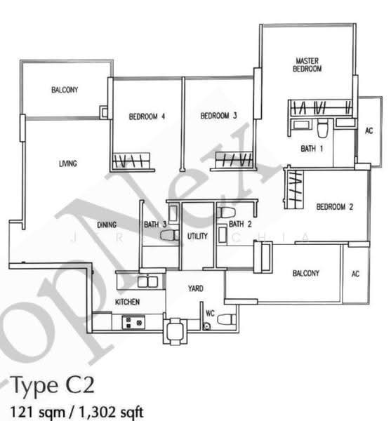 The Tampines Trilliant, 19 Tampines Central 7, Pasir Ris / Tampines, 4 Bedrooms, 1,302 sqft, Condominium For Sale, by Jeremy Chia, 500276367 - PropertyGuru.com.sg