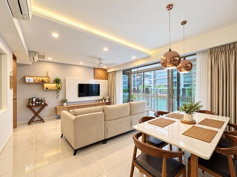 The Vales, 79 Anchorvale Crescent, Hougang / Punggol / Sengkang, 4 Bedrooms, 1,410 sqft, Condominium For Sale, by Faith Ng 黄丽娴, 500276388 - Living and Dining - PropertyGuru.com.sg
