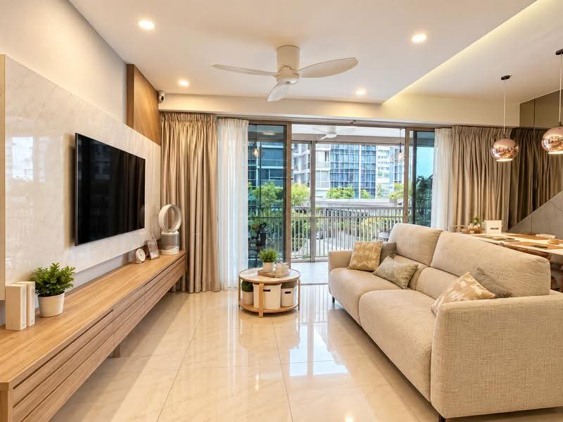 The Vales, 79 Anchorvale Crescent, Hougang / Punggol / Sengkang, 4 Bedrooms, 1,410 sqft, Condominium For Sale, by Faith Ng 黄丽娴, 500276388 - Living Room - PropertyGuru.com.sg