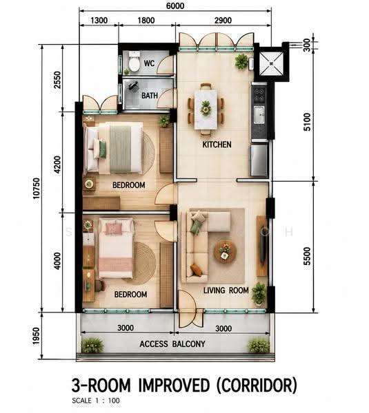 532 Upper Cross Street, 532 Upper Cross Street, Boat Quay / Raffles Place / Marina, 2 Bedrooms, 646 sqft, HDB Flat For Sale, by Serbina Goh, 500276393 - PropertyGuru.com.sg