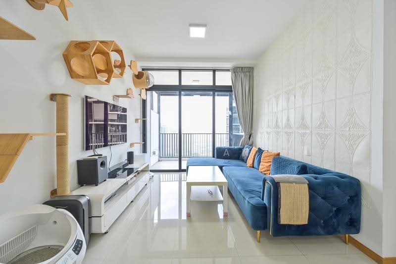 The Trilinq, Jalan Lempeng, Buona Vista / West Coast / Clementi New Town, 2 Bedrooms, 710 sqft, Condominium For Sale, by Jon Tan, 500276399 - Living Room - PropertyGuru.com.sg