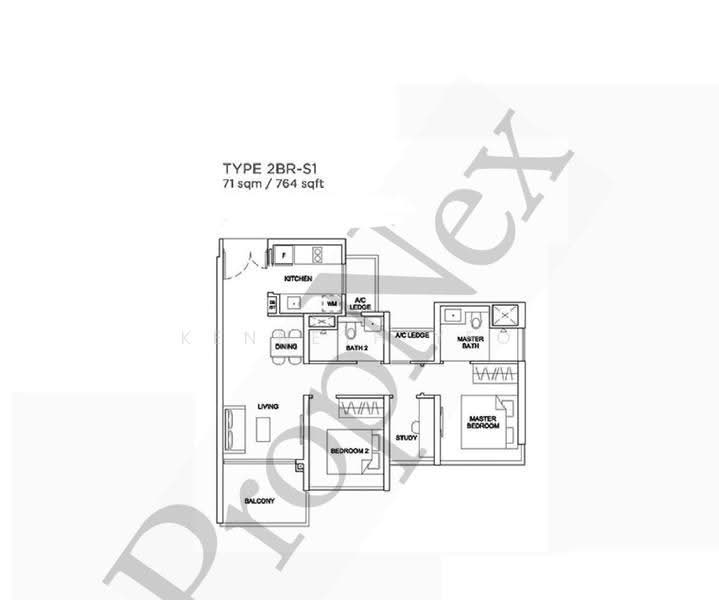 Stirling Residences, 23 Stirling Road, Alexandra / Commonwealth, 2 Bedrooms, 764 sqft, Condominium For Sale, by Kenneth Yeo, 500276408 - PropertyGuru.com.sg