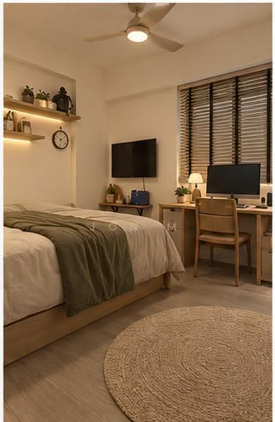 Regentville, 2 Hougang Street 92, Hougang / Punggol / Sengkang, 3 Bedrooms, 1,076 sqft, Condominium For Sale, by Jon M, 500276422 - Bedroom - PropertyGuru.com.sg