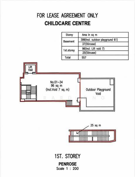 Childcare Centre at Penrose Condo near Aljunied, Eunos, Geylang, Paya Lebar, Sims Drive, Eunos / Geylang / Paya Lebar, 5,995 sqft, Other Retail For Rent, by Gerard Ong, 500276457 - CommercialGuru.com.sg