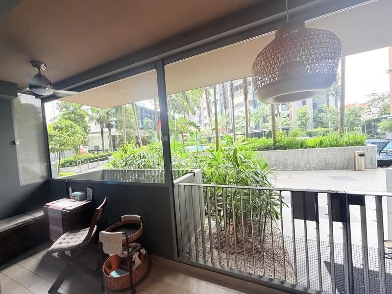 The Garden Residences, 1 Serangoon North View, Hougang / Punggol / Sengkang, 2 Bedrooms, 549 sqft, Condominium For Sale, by Ken Tay, 500276464 - Balcony - PropertyGuru.com.sg