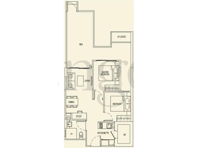 Parc Rosewood, 97  Rosewood Drive, Admiralty / Woodlands, 2 Bedrooms, 807 sqft, Condominium For Rent, by Leslie Lim, 500276479 - PropertyGuru.com.sg