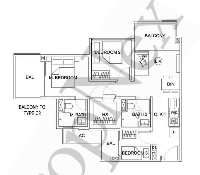 Uptown @ Farrer, 2 Perumal Road Singapore, Farrer Park / Serangoon Rd, 3 Bedrooms, 732 sqft, Condominium For Sale, by Klarris Leong, 500276486 - PropertyGuru.com.sg
