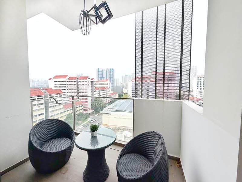 Uptown @ Farrer, 2 Perumal Road Singapore, Farrer Park / Serangoon Rd, 3 Bedrooms, 732 sqft, Condominium For Sale, by Klarris Leong, 500276486 - Balcony - PropertyGuru.com.sg