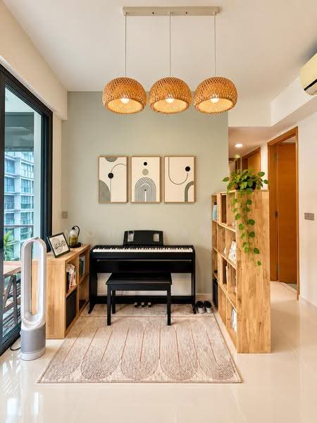 Hedges Park Condominium, Flora drive, Changi Airport / Changi Village, 3 Bedrooms, 1,076 sqft, Condominium For Sale, by MOHD FARID, 500276574 - Living Room - PropertyGuru.com.sg