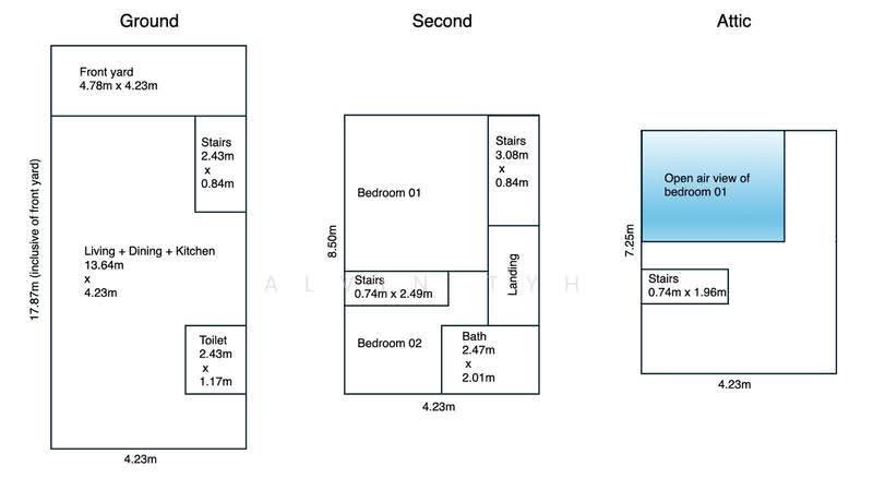 MacPherson Garden Estate, Jalan Gembira, Macpherson / Potong Pasir, 2 Bedrooms, 1,200 sqft, Terraced House For Sale, by Alvin Tyh, 500276584 - PropertyGuru.com.sg