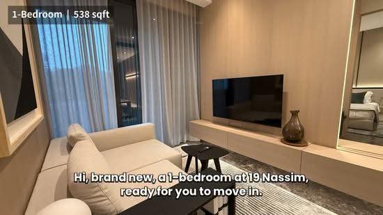 19 Nassim, 19 Nassim Hill, Tanglin / Holland / Bukit Timah, 1 Bedroom, 538 sqft, Condominium For Rent, by Zhen Zhen (Doris)卓嫃臻, 500276600 - PropertyGuru.com.sg