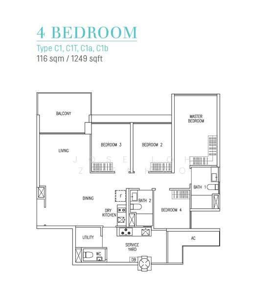 Wandervale, 355 Choa Chu Kang Avenue 3, Dairy Farm / Bukit Panjang / Choa Chu Kang, 4 Bedrooms, 1,249 sqft, Condominium For Sale, by Jose Loh Zhenhao, 500276613 - PropertyGuru.com.sg