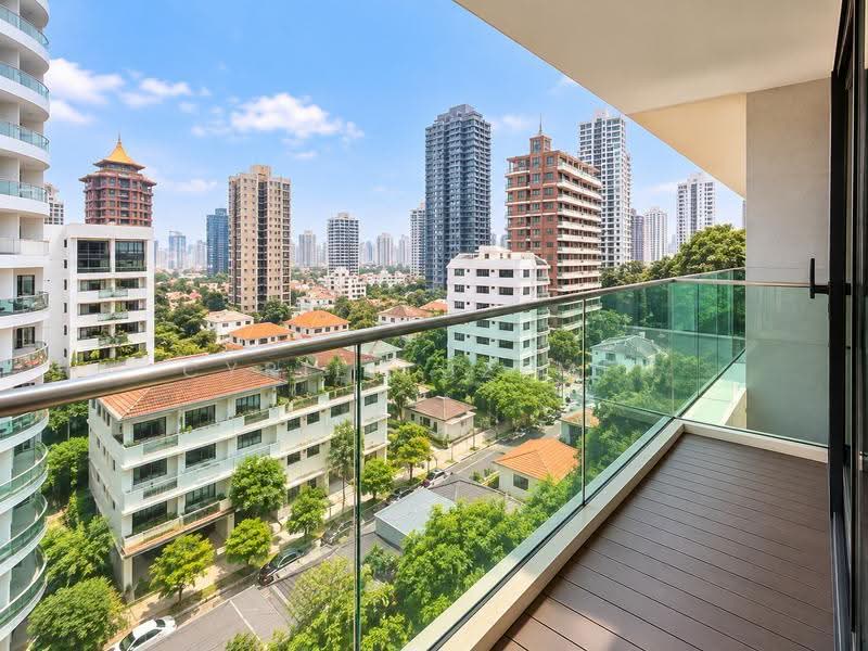 Rhapsody on Mount Elizabeth, 16 Mount Elizabeth, Orchard / River Valley, 2 Bedrooms, 1,066 sqft, Apartment For Rent, by Cyril Tuzemen, 500276738 - Balcony - PropertyGuru.com.sg