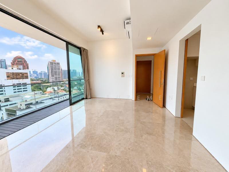 Rhapsody on Mount Elizabeth, 16 Mount Elizabeth, Orchard / River Valley, 2 Bedrooms, 1,066 sqft, Apartment For Rent, by Cyril Tuzemen, 500276738 - Living Room - PropertyGuru.com.sg