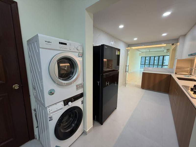 Le Shantier, 4 Shan Road, Balestier / Toa Payoh, 3 Bedrooms, 1,690 sqft, Condominium For Rent, by Judy Thian, 500276770 - Kitchen yard area - PropertyGuru.com.sg