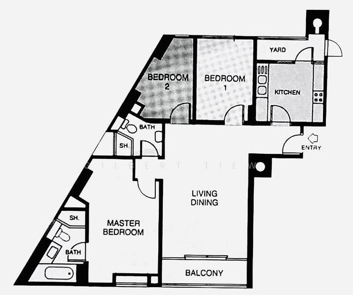 Harbour View Towers, 21 Telok Blangah Drive, Harbourfront / Telok Blangah, 3 Bedrooms, 1,206 sqft, Condominium For Sale, by Gilbert Tiew, 500276846 - PropertyGuru.com.sg