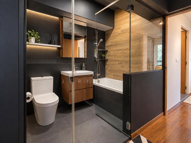 55 Havelock Road, 55 Havelock Road, Alexandra / Commonwealth, 3 Bedrooms, 1,011 sqft, HDB Flat For Rent, by Jeric Ho, 500276847 - Ensuite Bathroom (Master) - PropertyGuru.com.sg