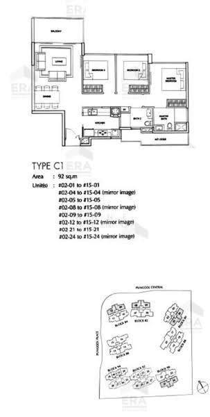 Parc Centros, 82 Punggol Central, Hougang / Punggol / Sengkang, 3 Bedrooms, 990 sqft, Condominium For Sale, by Anne Heng, 500276871 - PropertyGuru.com.sg