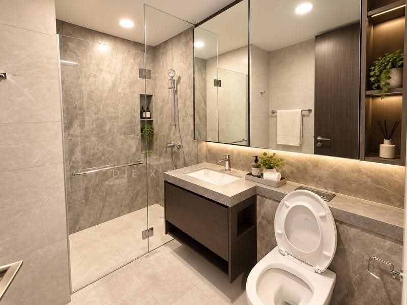 Parc Clematis, 8C Jalan Lempeng, Buona Vista / West Coast / Clementi New Town, 2 Bedrooms, 689 sqft, Condominium For Sale, by Dexter Tan, 500276881 - Bathroom - PropertyGuru.com.sg