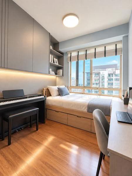 The Line@Tanjong Rhu, 6 Tanjong Rhu Road, East Coast / Marine Parade, 3 Bedrooms, 1,055 sqft, Condominium For Sale, by Eugene Lum, 500276921 - Common Bedroom - PropertyGuru.com.sg