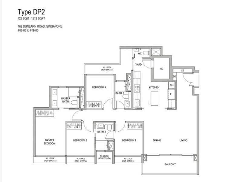 First Project in the Redevelopment of Turf City（达恩豪庭）, Dunearn Road, Newton / Novena, 4 Bedrooms, 1,378 sqft, Condominium For Sale, by Homer Lau, 500276953 - PropertyGuru.com.sg