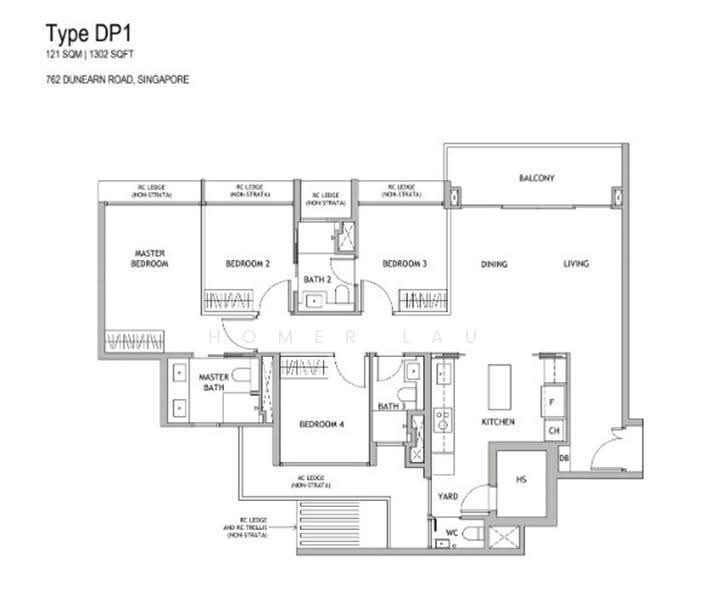 First Project in the Redevelopment of Turf City（达恩豪庭）, Dunearn Road, Newton / Novena, 4 Bedrooms, 1,378 sqft, Condominium For Sale, by Homer Lau, 500276953 - PropertyGuru.com.sg